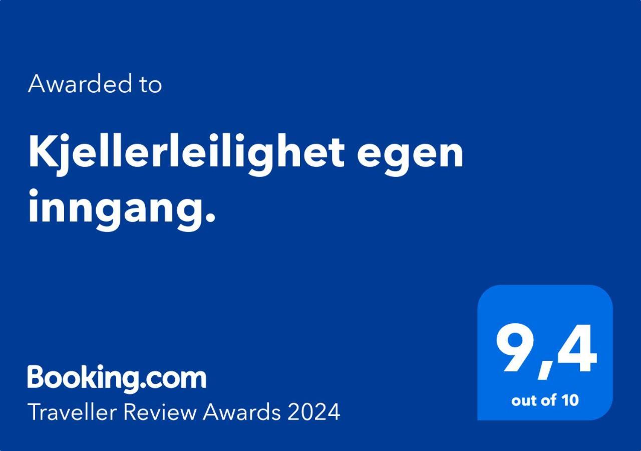 Kjellerleilighet Egen Inngang. Stange Экстерьер фото